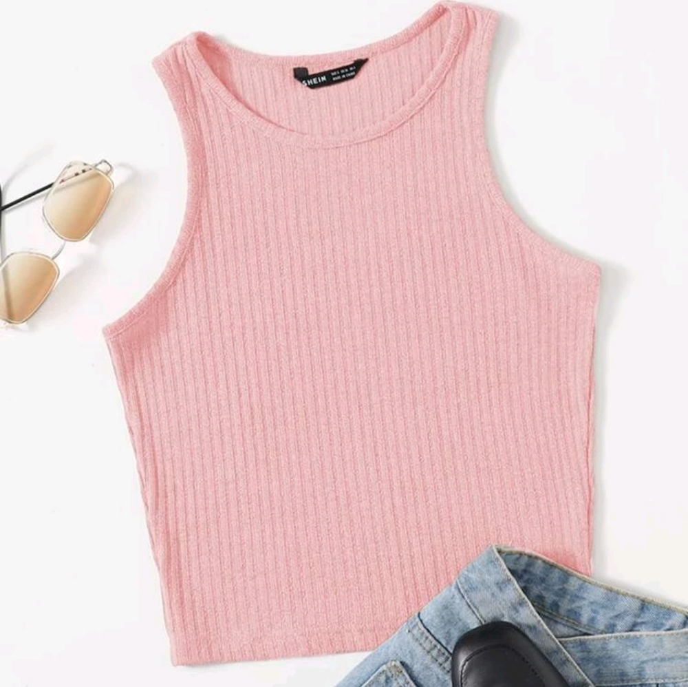 🍉5 for $25* Rib Knit Crop Tank